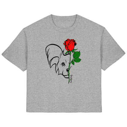 Tattoo Rose - Papillon - Ladies Organic Shirt