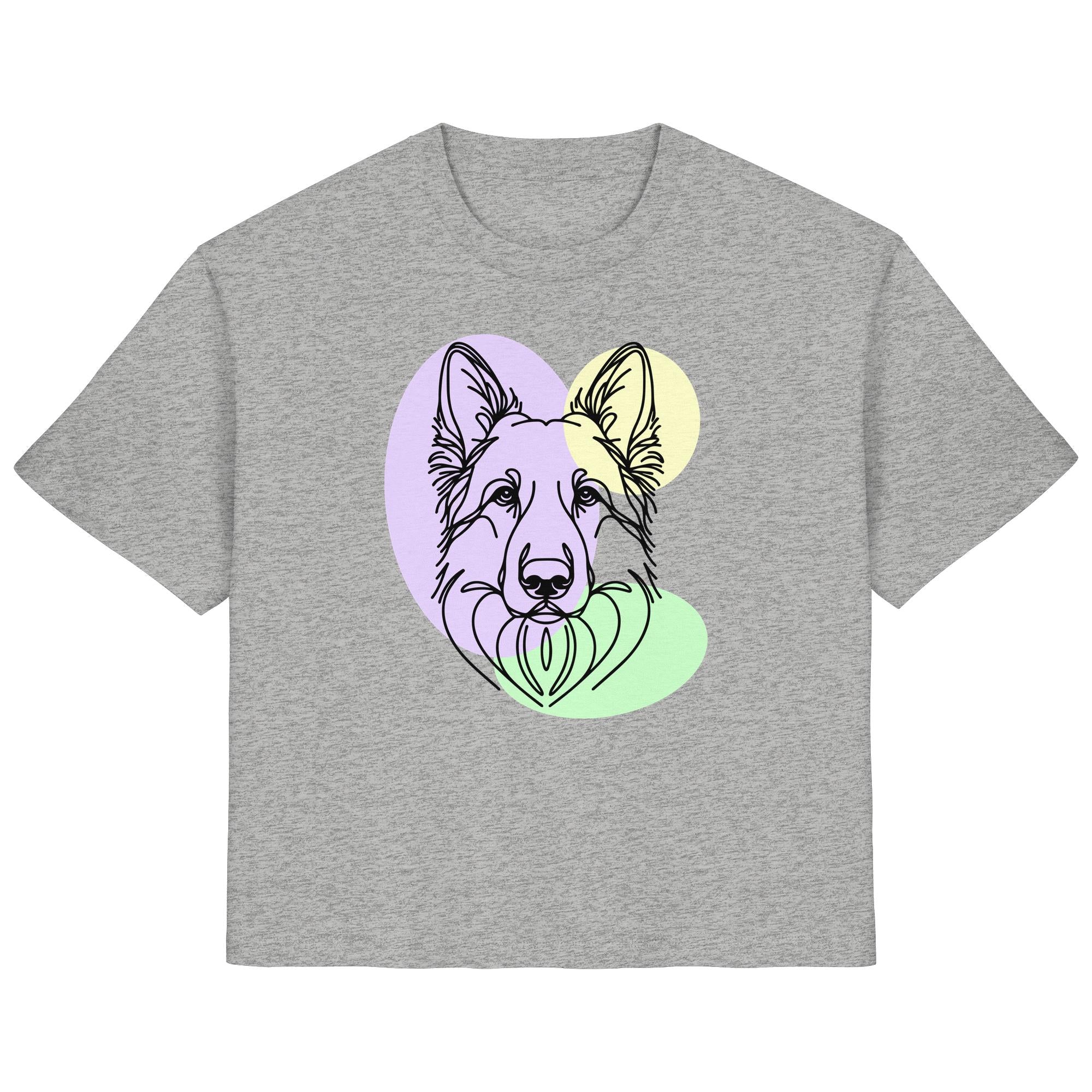 Line Art - Schäferhund - Ladies Organic Shirt
