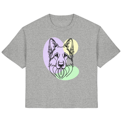 Line Art - Schäferhund - Ladies Organic Shirt