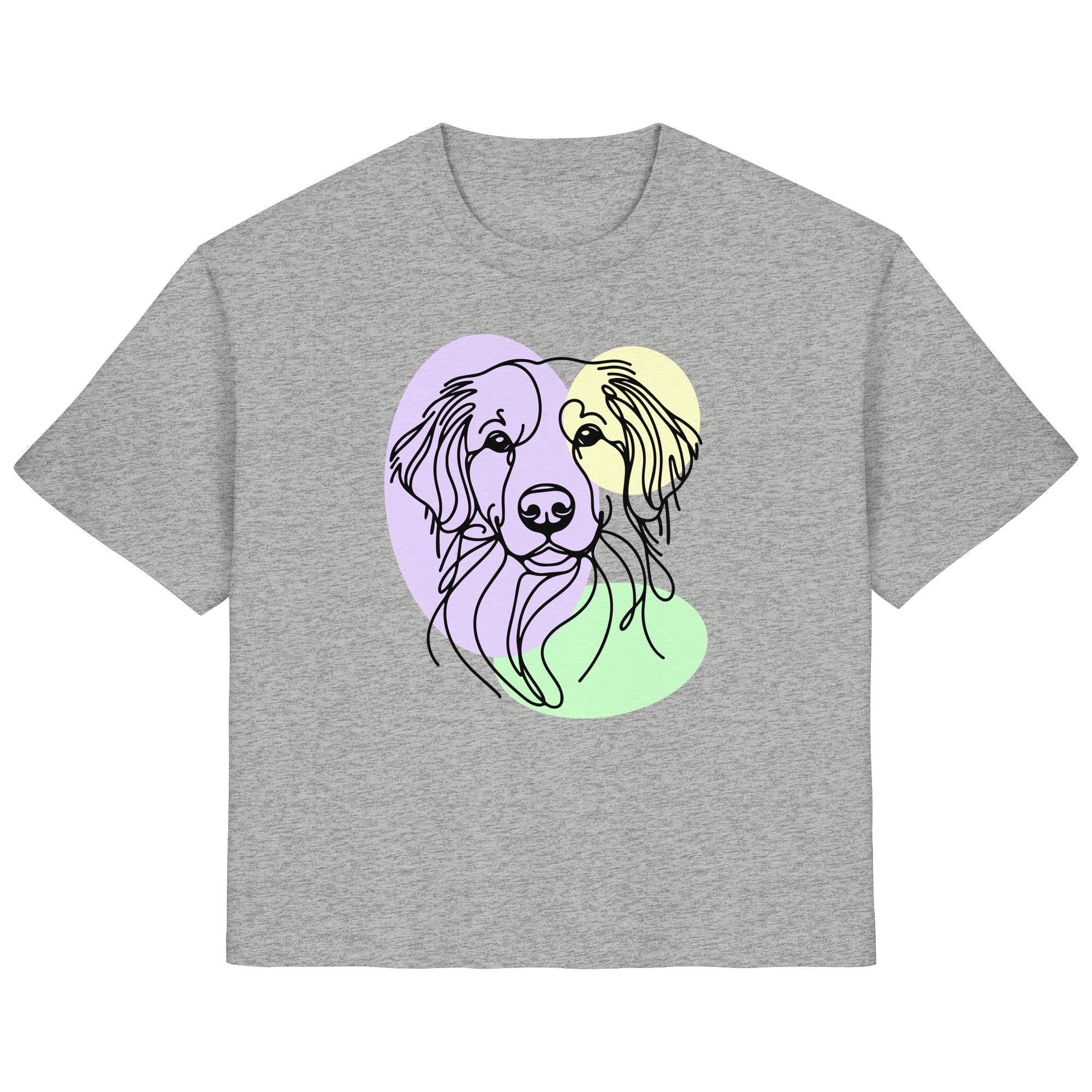 Line Art - Süßer Kooikerhondje - Ladies Organic Shirt
