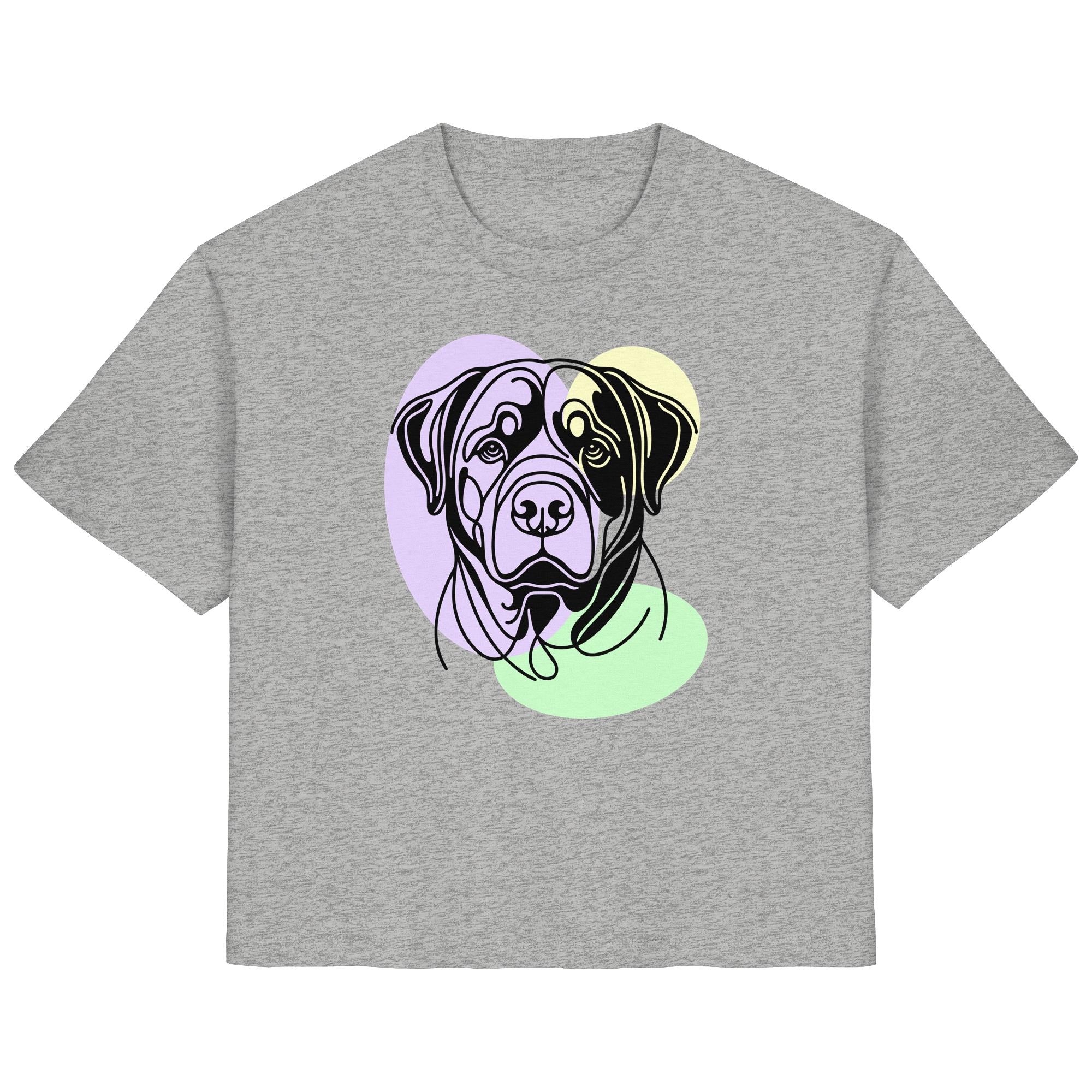 Line Art - Süßer Rottweiler - Ladies Organic Shirt