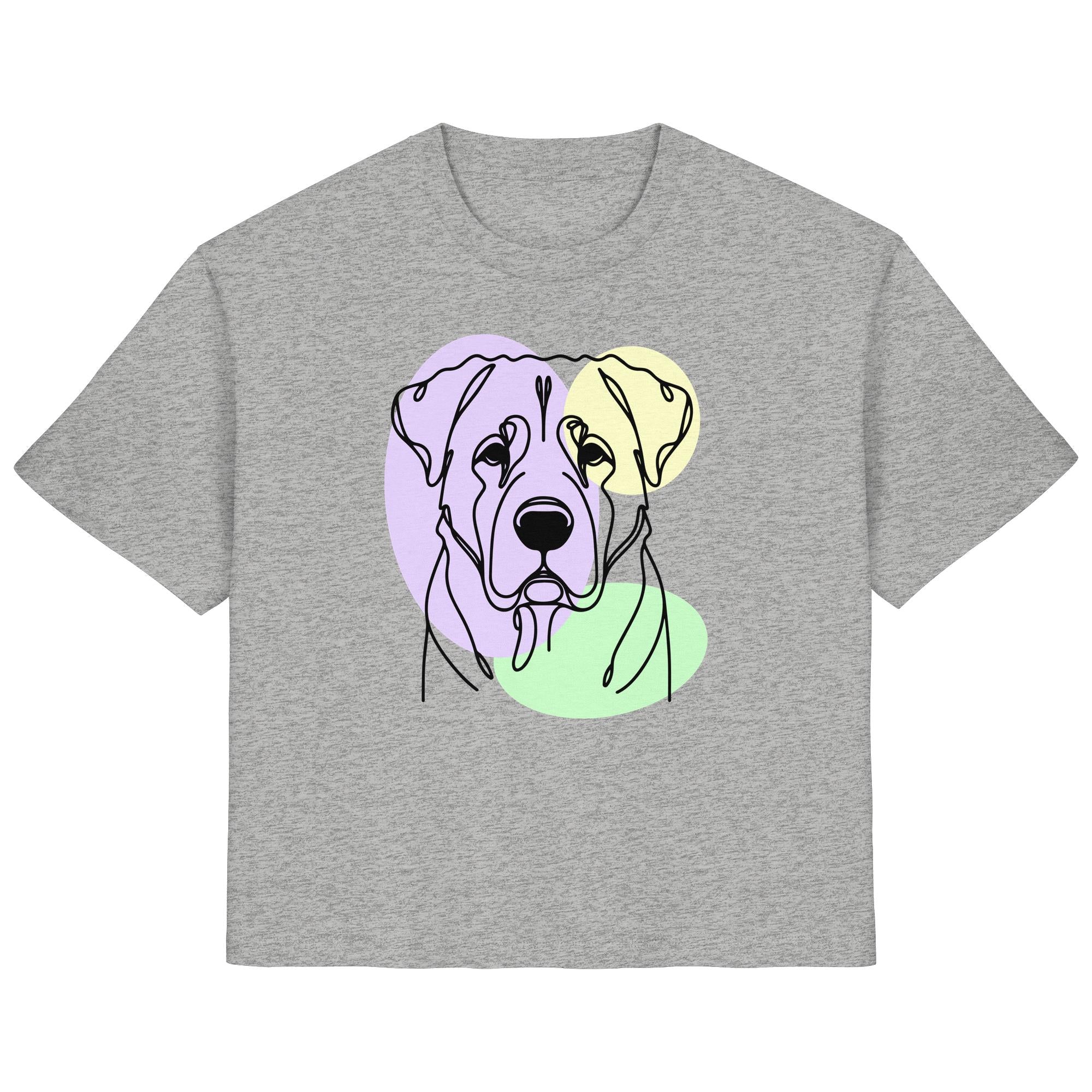 Line Art - Süßer Kangal - Ladies Organic Shirt