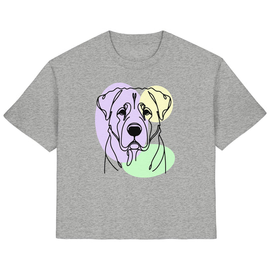 Line Art - Süßer Kangal - Ladies Organic Shirt