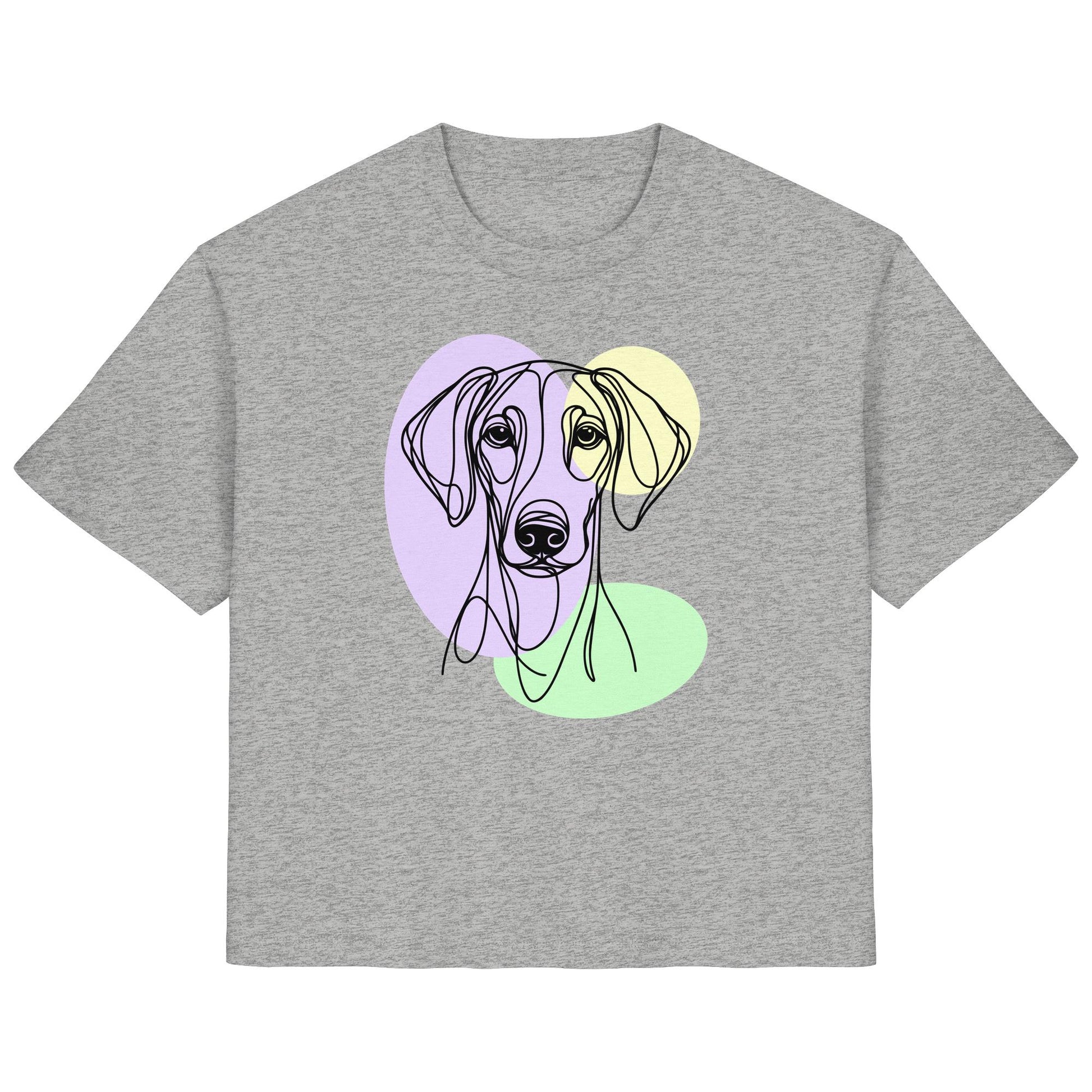 Line Art - Süßer Dobermann - Ladies Organic Shirt