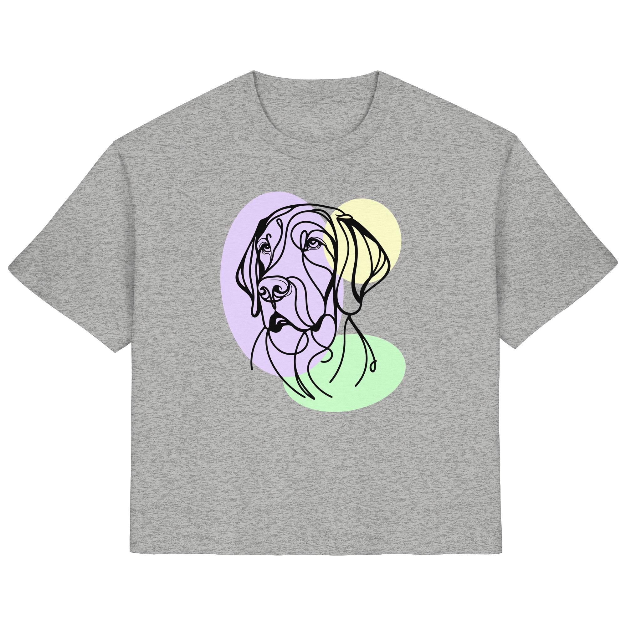 Line Art - Süßer Deutsch Kurzhaar - Ladies Organic Shirt