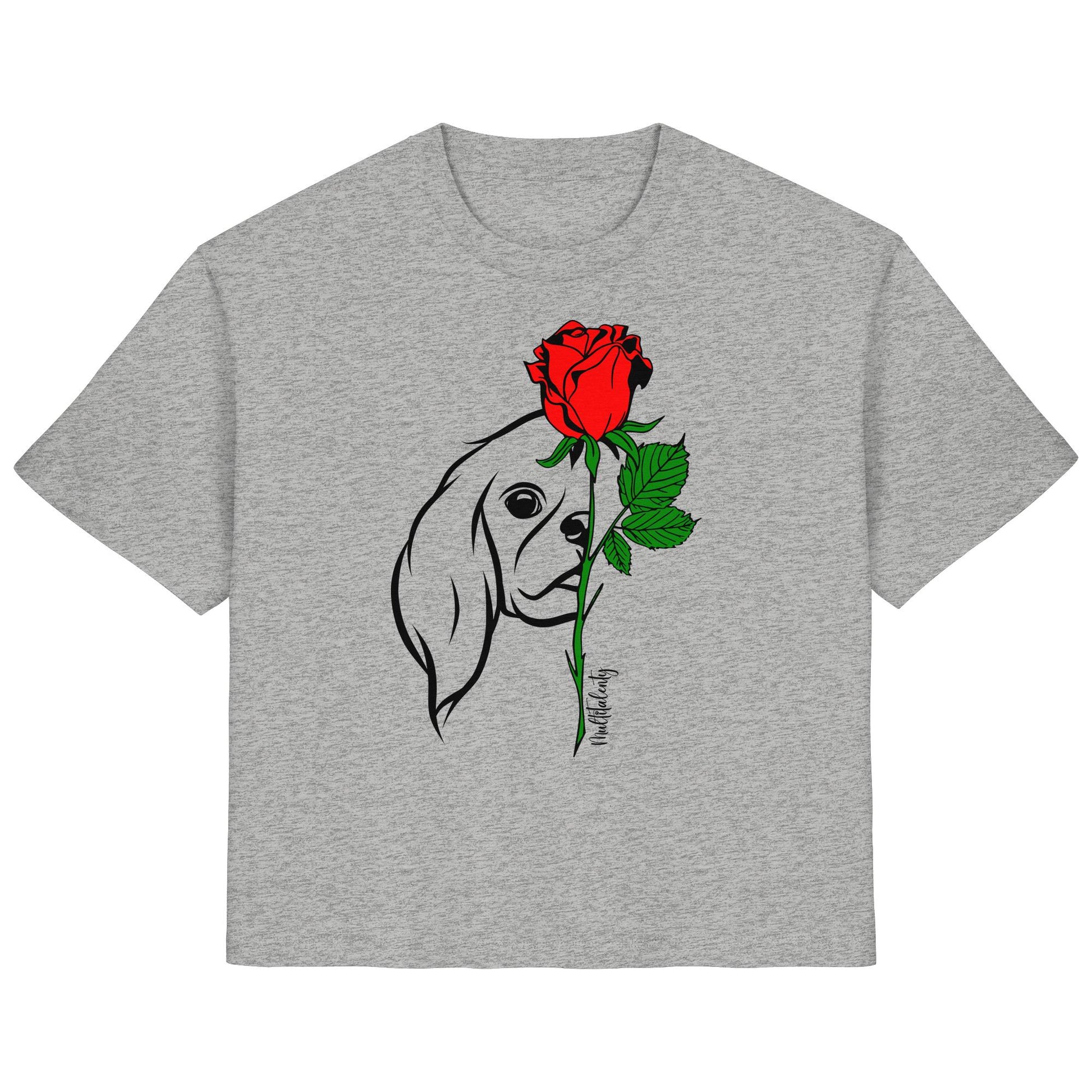 Tattoo Rose - Cavalier King Charles Spaniel - Ladies Organic Shirt