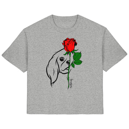 Tattoo Rose - Cavalier King Charles Spaniel - Ladies Organic Shirt