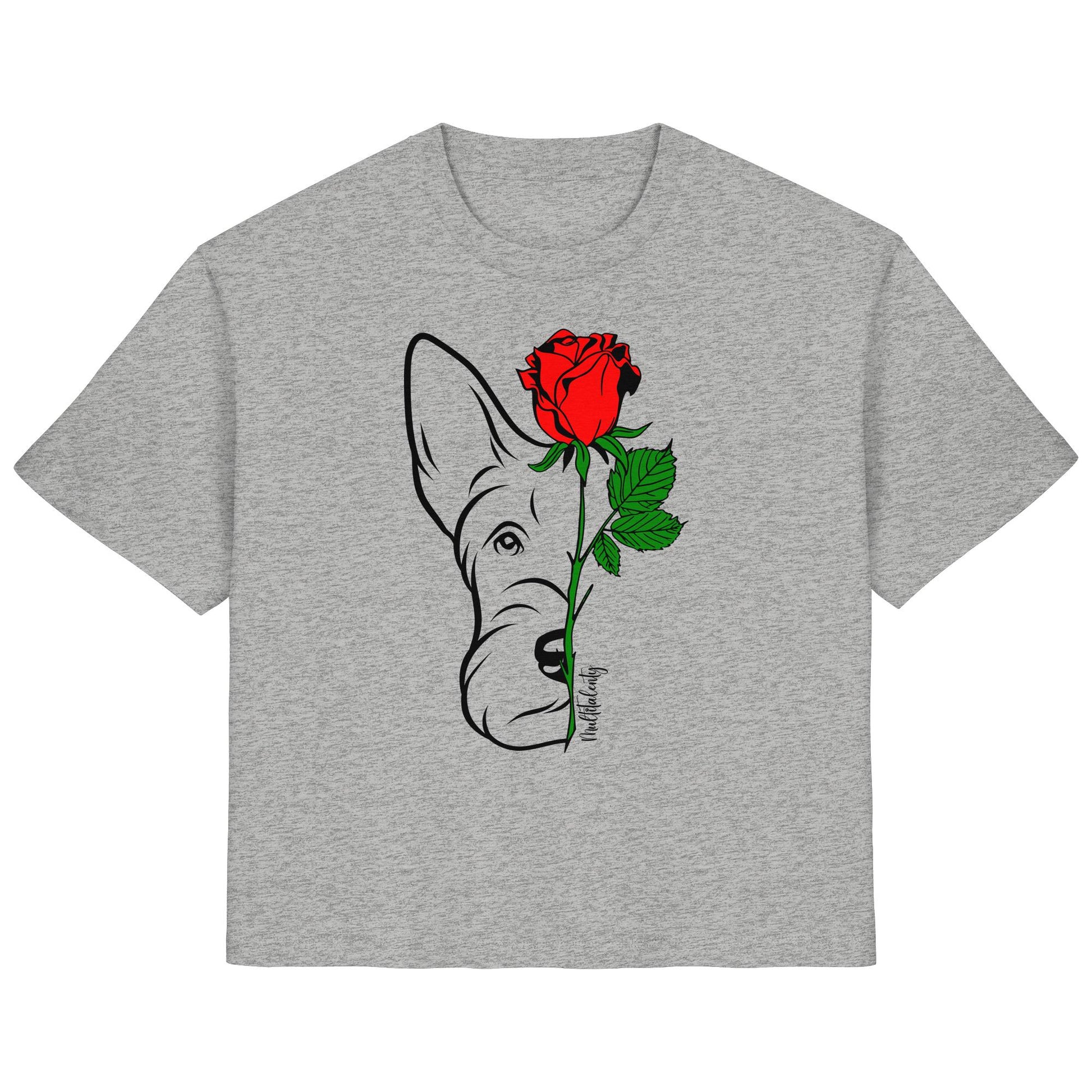 Tattoo Rose - Scottish Terrier - Ladies Organic Shirt