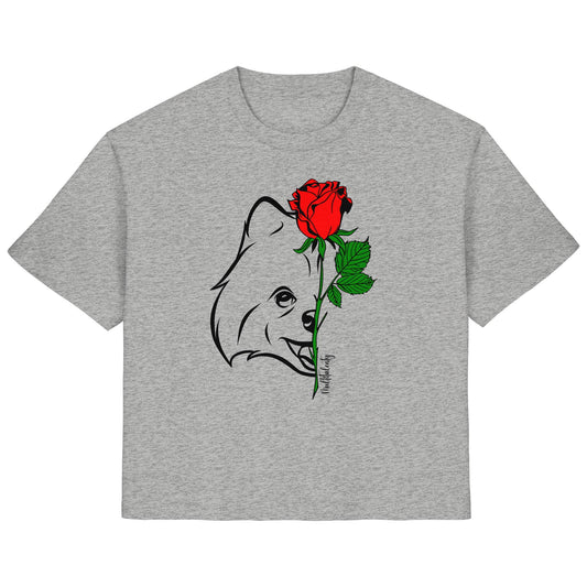 Tattoo Rose - Pomeranian - Ladies Organic Shirt