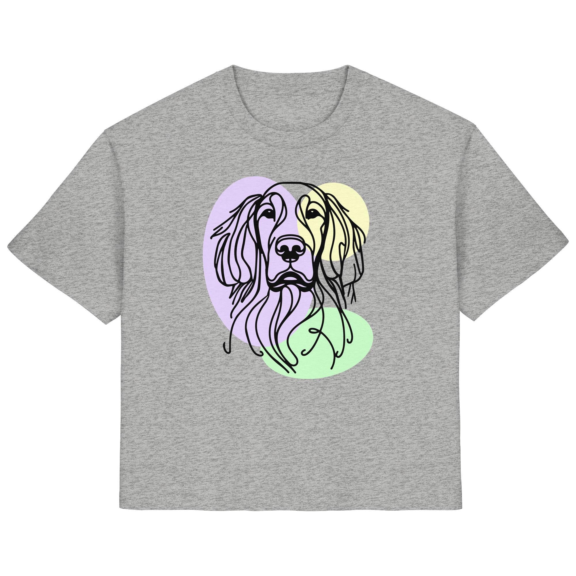 Line Art - Süßer Gordon Setter - Ladies Organic Shirt