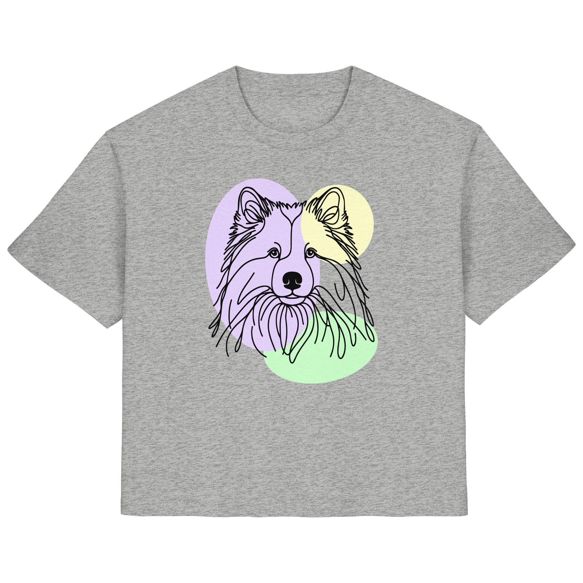 Line Art - Süßer Eurasier - Ladies Organic Shirt