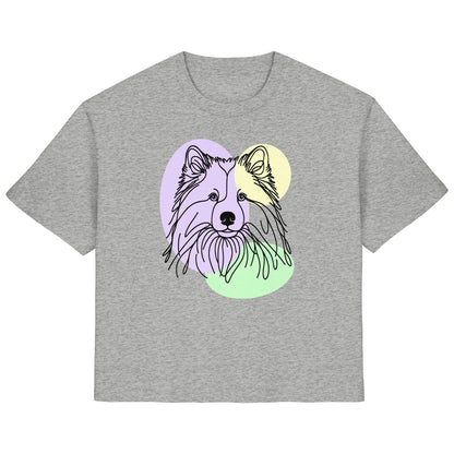 Line Art - Süßer Eurasier - Ladies Organic Shirt