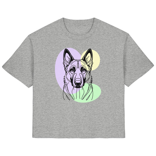 Line Art - Süßer Malinois - Ladies Organic Shirt