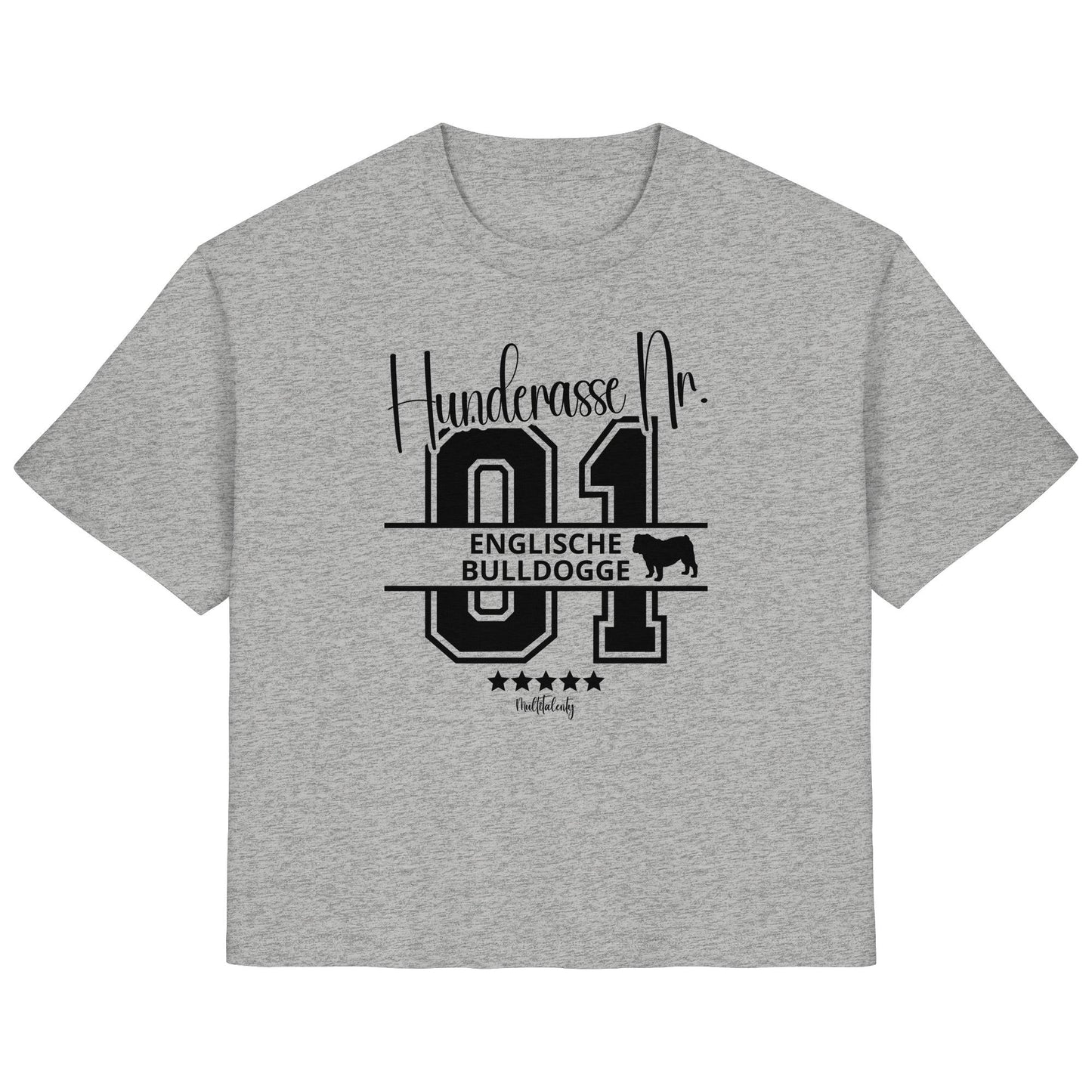 Nr. 01 Englische Bulldogge - Ladies Organic Shirt