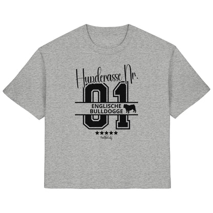 Nr. 01 Englische Bulldogge - Ladies Organic Shirt