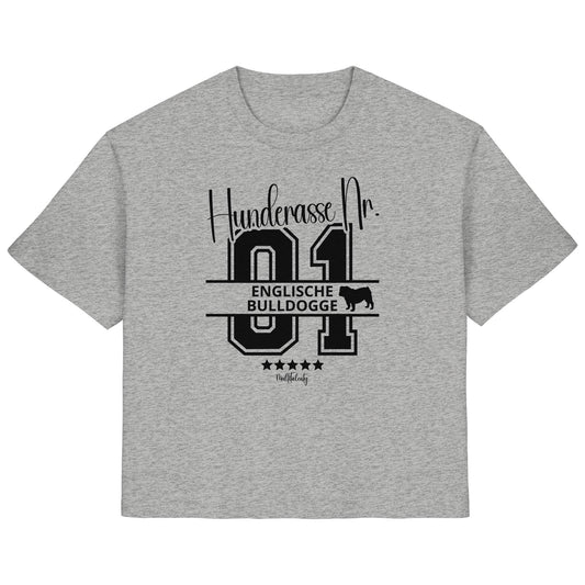 Nr. 01 Englische Bulldogge - Ladies Organic Shirt