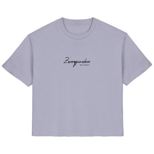 Was sonst? Zwergpinscher - Ladies Organic Shirt