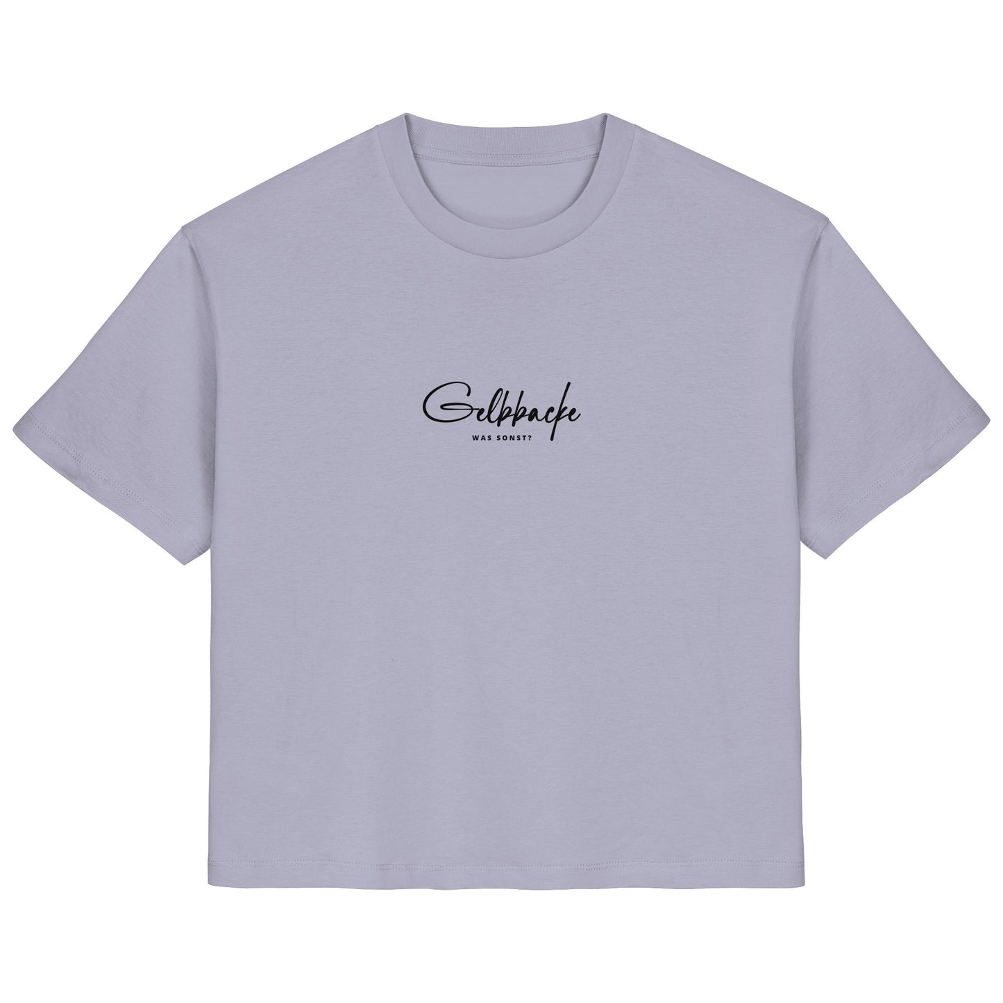 Was sonst? Gelbbacke - Ladies Organic Shirt