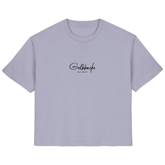 Was sonst? Gelbbacke - Ladies Organic Shirt