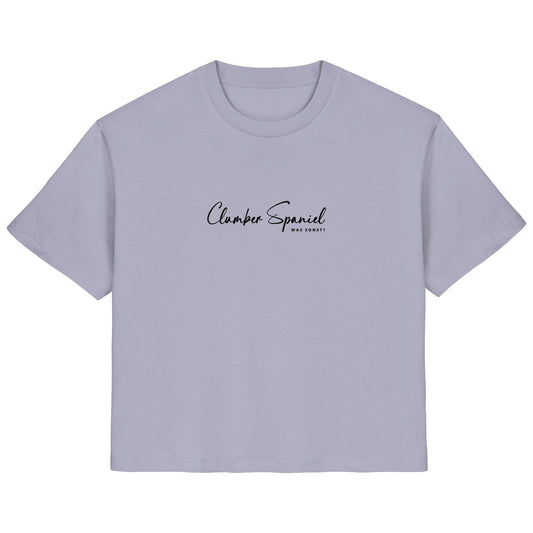 Was sonst? Clumber Spaniel - Ladies Organic Shirt