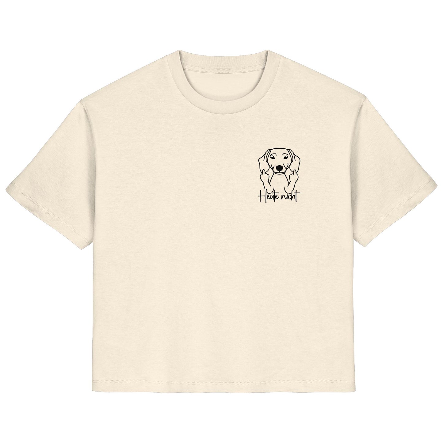 Heute nicht - Dackel (Kurzhaar) - Ladies Organic Shirt
