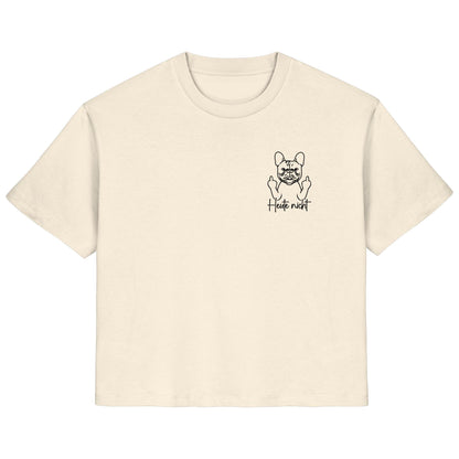 Heute nicht - Französische Bulldogge - Ladies Organic Shirt