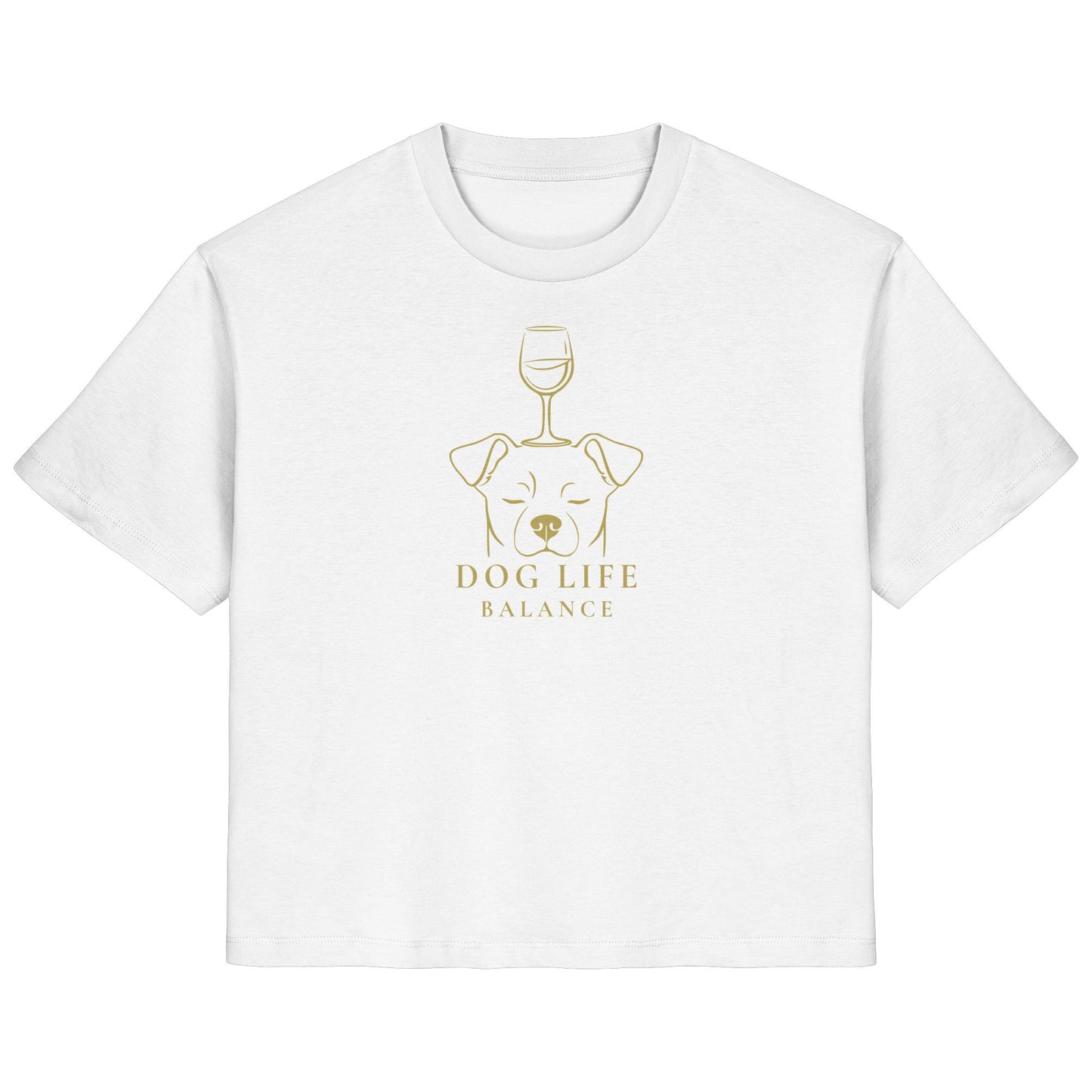 Dog Life Balance - Jack Russell - Ladies Organic Shirt