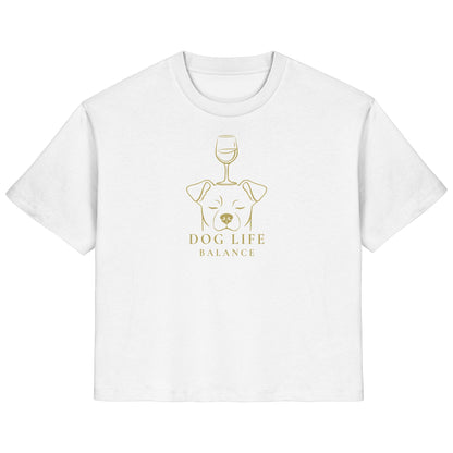 Dog Life Balance - Jack Russell - Ladies Organic Shirt