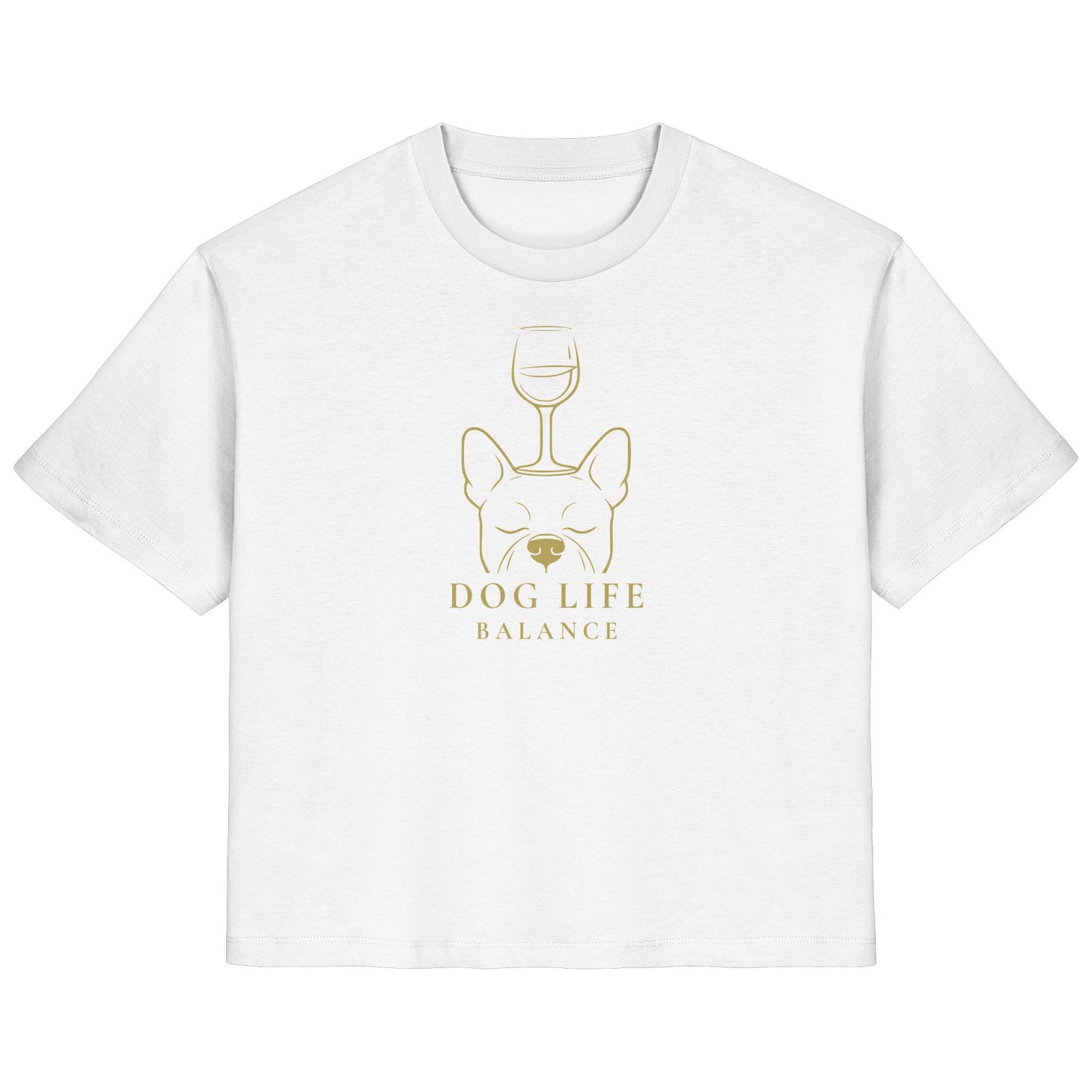 Dog Life Balance - Französische Bulldogge - Ladies Organic Shirt