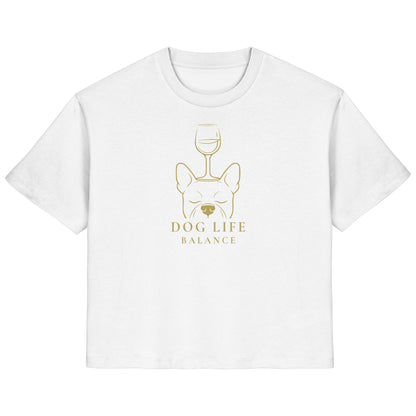 Dog Life Balance - Französische Bulldogge - Ladies Organic Shirt