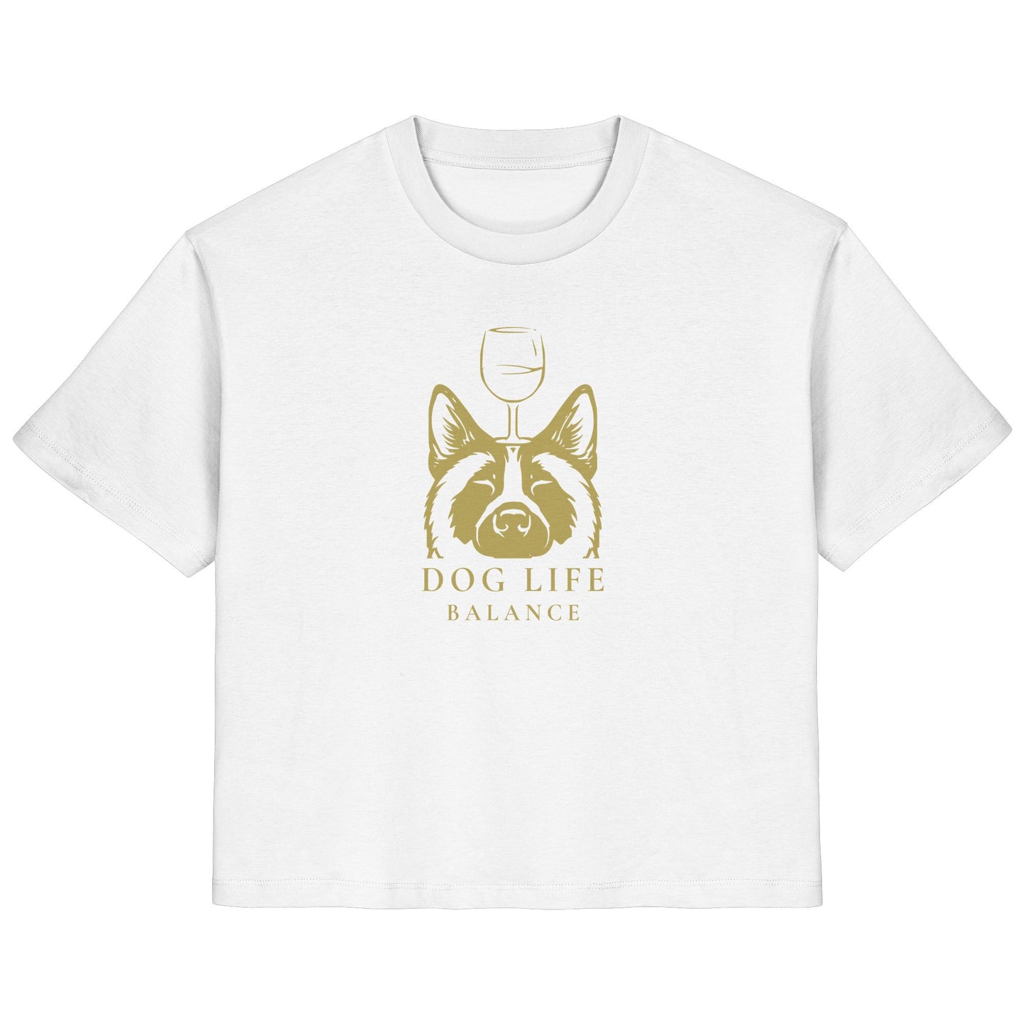 Dog Life Balance - American Akita - Ladies Organic Shirt