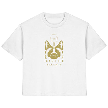 Dog Life Balance - American Akita - Ladies Organic Shirt