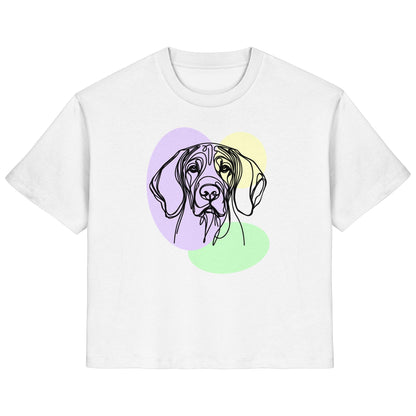 Line Art - Süßer Bayerischer Gebirgsschweißhund - Ladies Organic Shirt