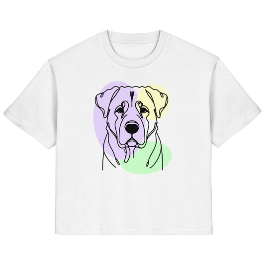 Line Art - Süßer Kangal - Ladies Organic Shirt