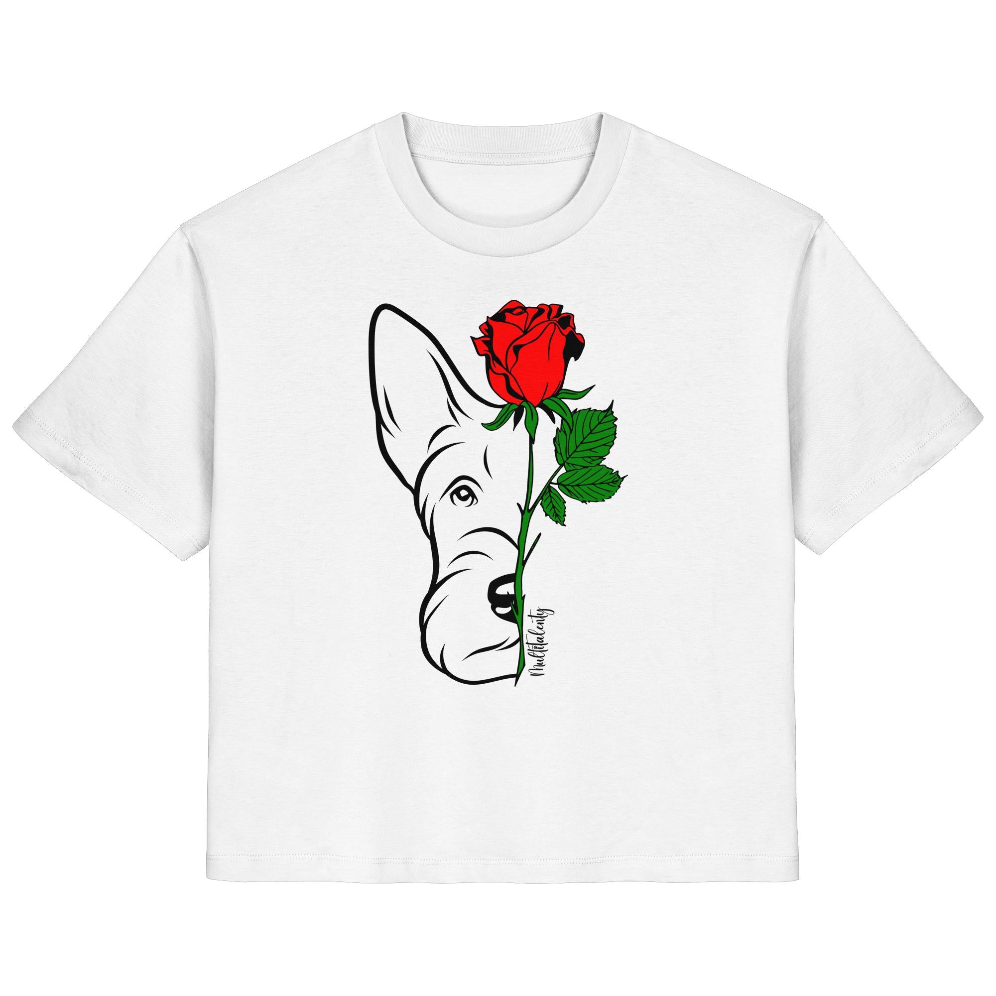 Tattoo Rose - Scottish Terrier - Ladies Organic Shirt