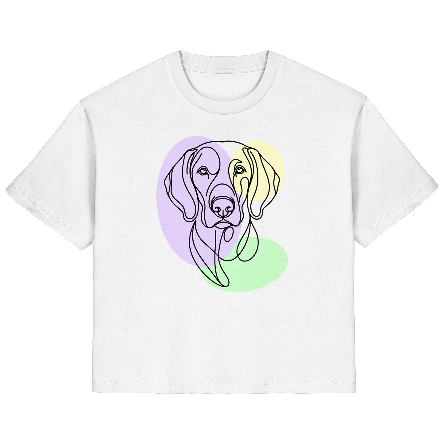 Line Art - Süßer Weimaraner - Ladies Organic Shirt