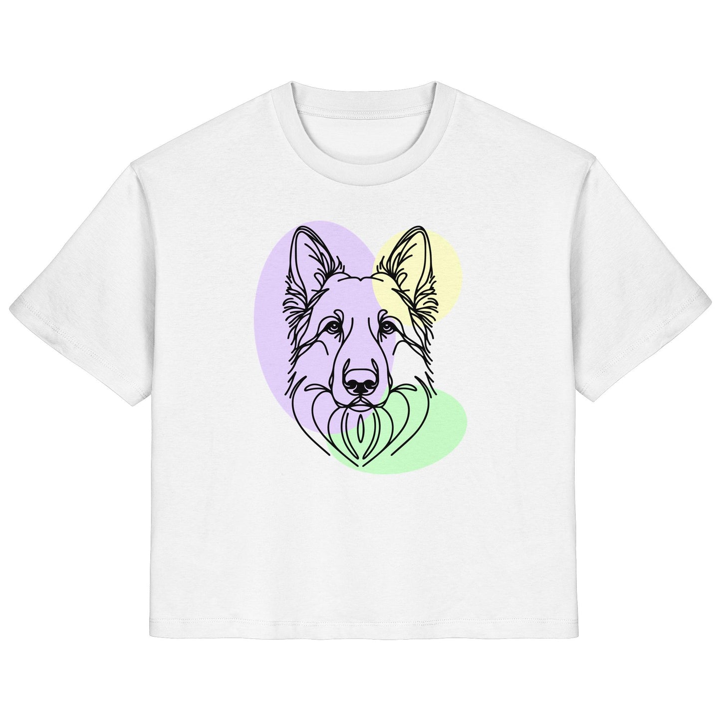 Line Art - Schäferhund - Ladies Organic Shirt