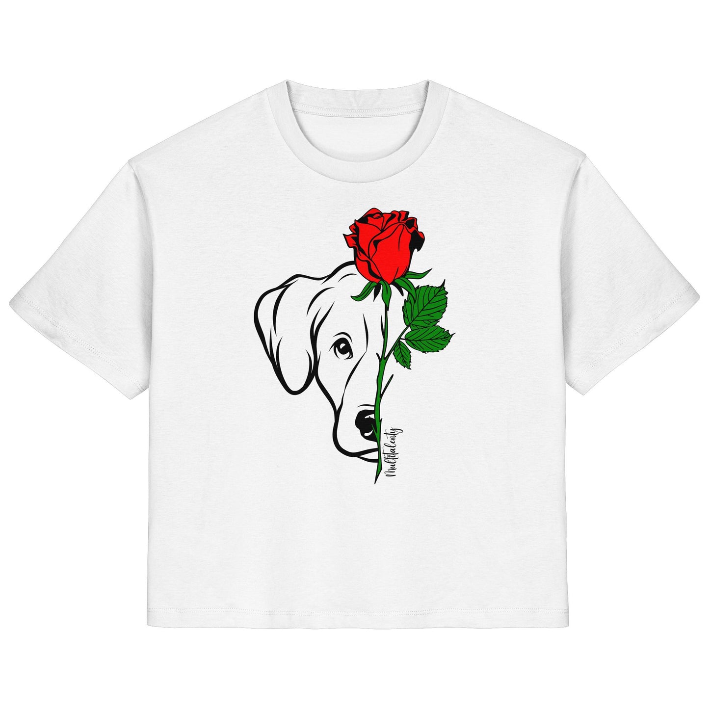 Tattoo Rose - Nova Scotia Duck Tolling Retriever - Ladies Organic Shirt