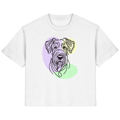 Line Art - Süßer Irish Terrier - Ladies Organic Shirt