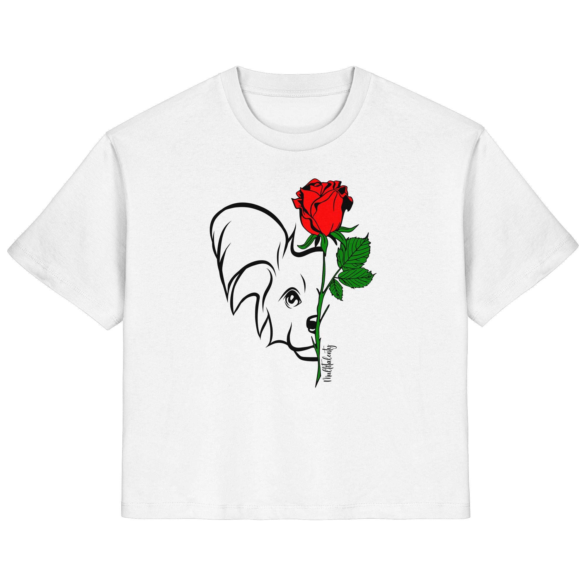 Tattoo Rose - Papillon - Ladies Organic Shirt