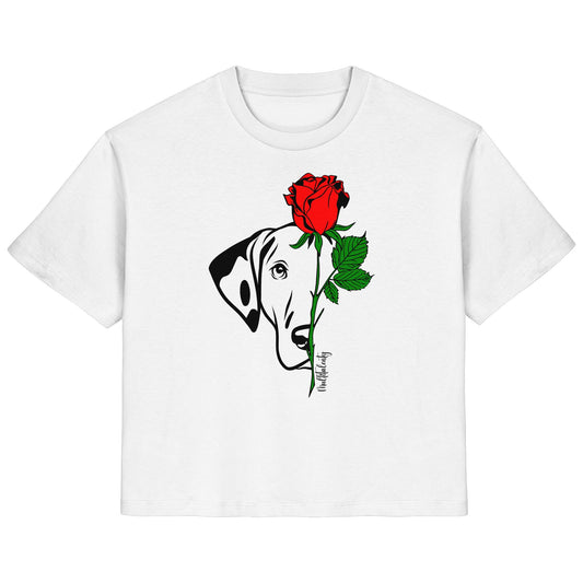 Tattoo Rose - Dalmatiner - Ladies Organic Shirt