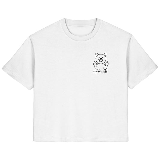 Heute nicht - Shiba Inu - Ladies Organic Shirt