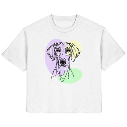Line Art - Süßer Dobermann - Ladies Organic Shirt