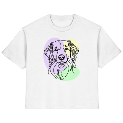 Line Art - Süßer Kooikerhondje - Ladies Organic Shirt