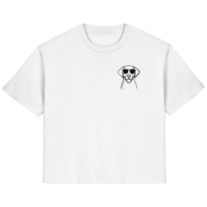 Line Art - Cooler English Pointer - Ladies Organic Shirt