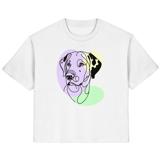 Line Art - Süßer Dalmatiner - Ladies Organic Shirt
