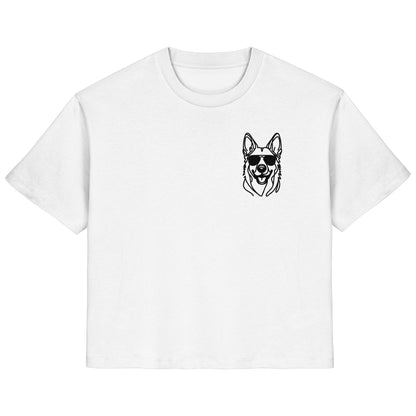 Line Art - Cooler Holländischer Schäferhund - Ladies Organic Shirt
