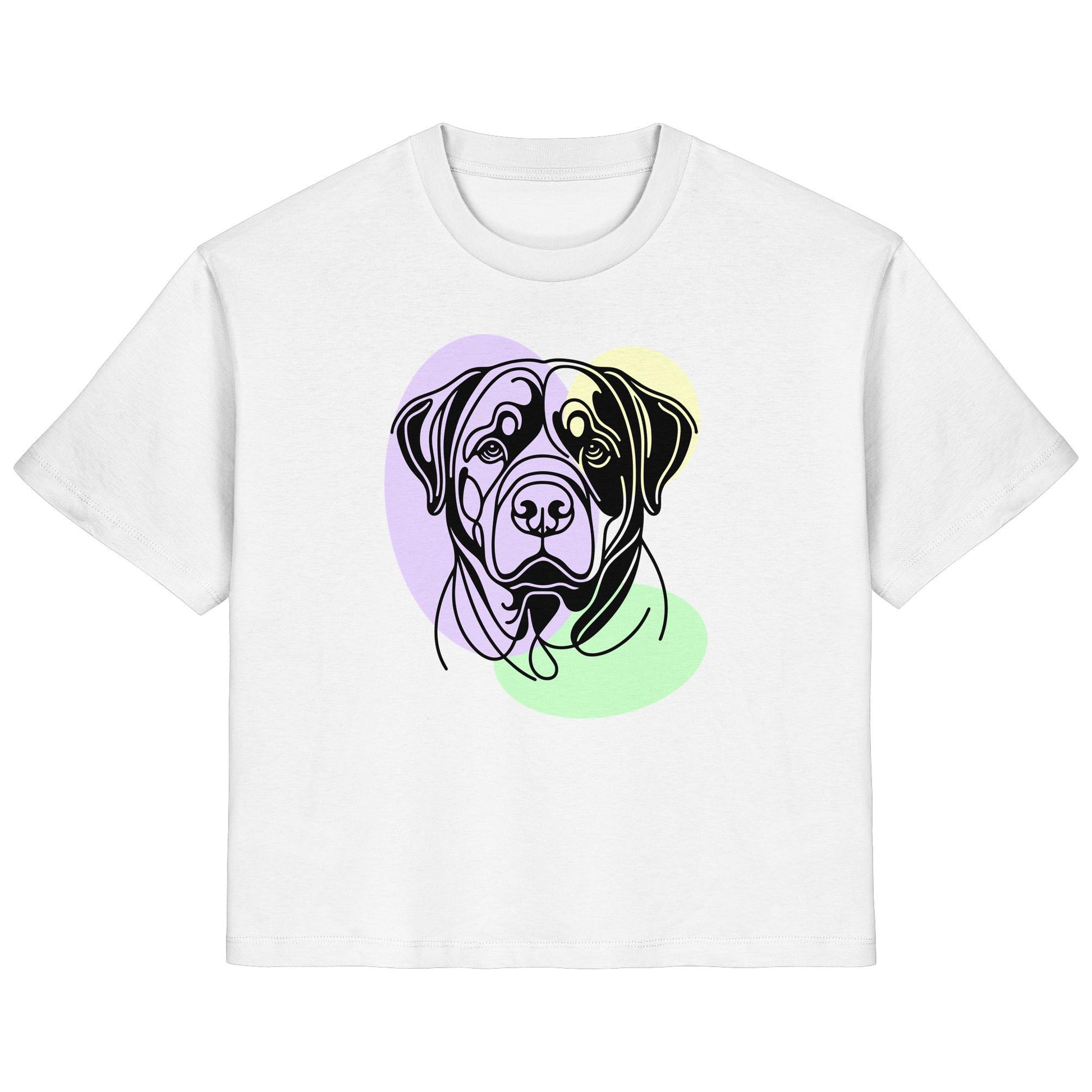 Line Art - Süßer Rottweiler - Ladies Organic Shirt