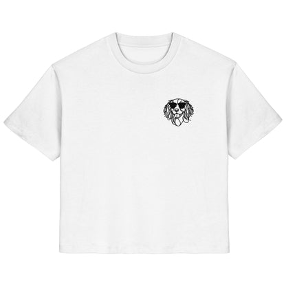 Line Art - Cooler English Springer Spaniel - Ladies Organic Shirt