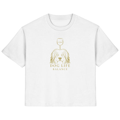Dog Life Balance - Bearded Collie - Ladies Organic Shirt